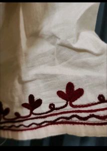 Short Embroidery Kurta For Jeans And Plazo