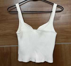 H&amp;M White Tank Top