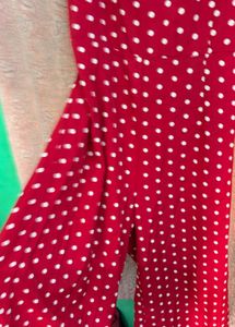Red Polka Dot Jumpsuit