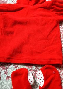 Cute Red Baby Outfit