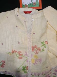 Lemon Yellow Kurta Set
