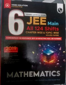 JEE Main Mathematics Solved Papers (2019-2024)