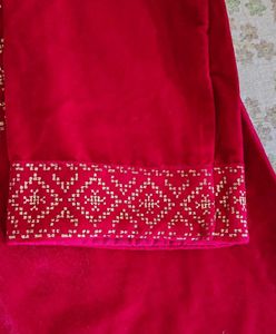 Myntra velvet short kurti for women ❤️