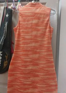 🧡Orange Casual Dress😍