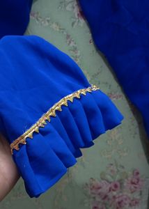 Navy Blue, Golden Colour Park Kurti Pant