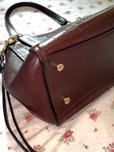 Coach Embossed Croc Satchel OG