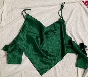 Backless cowl-neck top