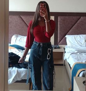Cargo Denim Jeans