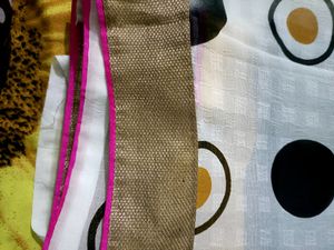 Chiffon Colourfull Saree.wuth Border