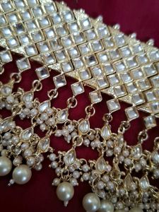 Kundan Choker Set With Earrings