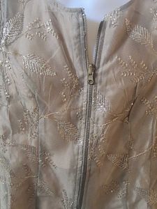 Diwali Special Stylish Gold Embroidered Blouse