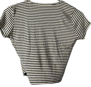 Forever 21 Striped Wrap Top Size M