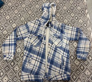 Plaid Hooded Jacket