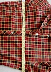 Cotton Plaid Button Down Shiftdress