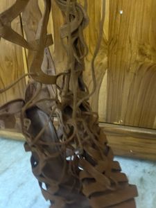 Brown Gladiator Boots