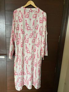 Off white Printed Kurta from (W)18(xxxl)