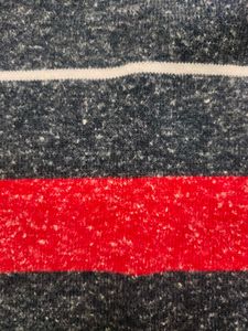 Black Red White Stripped Sweater
