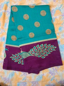 New Saree With Blouse