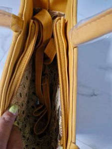 Beautiful Mustard Yellow Handbag