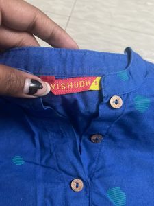 Nice office wear blue top