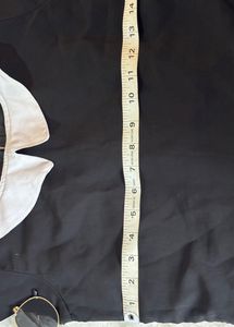 Black Top With White Neck Detailing