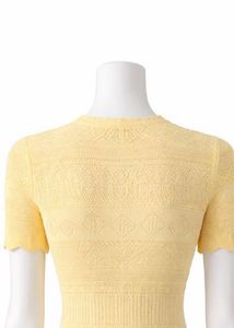 Yellow Knit Cardigan