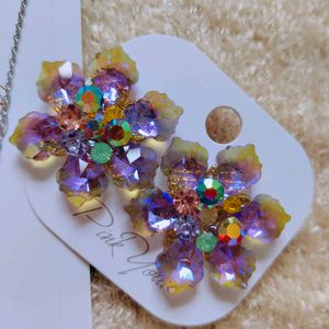 Kivu Ziyu Necklace &amp; Earring Set