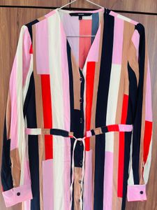 Colorful Striped Dress
