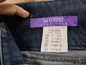 Dark Blue Y2k vintage bell bottom Denim jeans