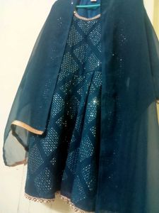 Sparkly Navy Blue Party Kurta💙