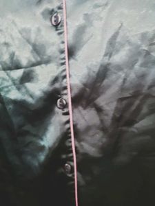 Satin feel button up shirt