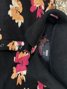 Floral Print Polo Shirt