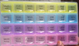 Pill Organizer - 28 Compartment Weekly Case