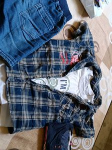 Combo Of One Three Piece Set With Tshirt