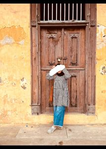 Cute Checkered Tunic Top
