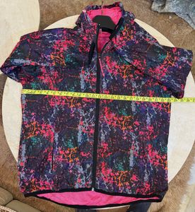 Colorful Abstract Print windcheater