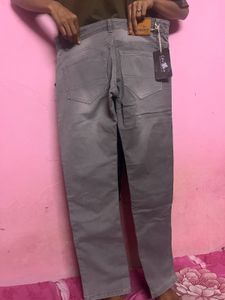 Gray Denim Jeans