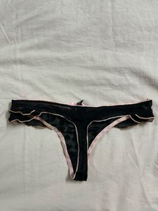 Cute Heart Print Thong