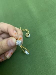 DIAMOND FINISH EARRINGS