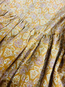 Yellow Short Kurti/ Top