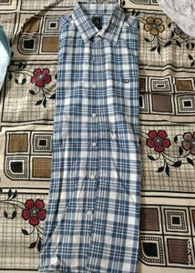 Arrow Blue &amp; White Plaid Shirt