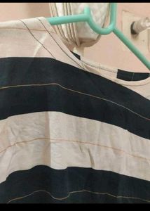 Striped 3/4 Sleeve Tee