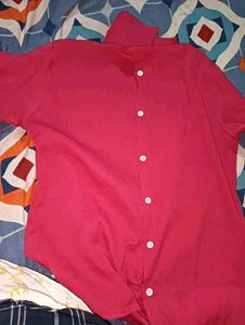 Pink Button-Down Shirt