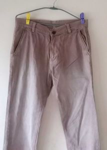 Casual Brown Faded Pants