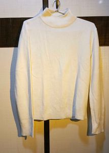 White Turtleneck Sweater