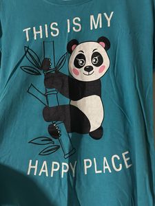Cute Panda Graphic Tee