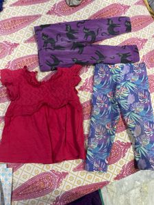 Baby Girl Pepco Leggings And Tops