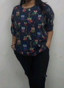 Unique Cotton Printed Top🎀