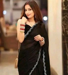 Elegant Black Saree