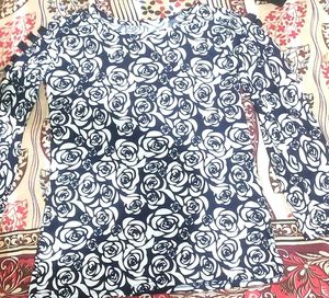 Floral Print Long Sleeve Top